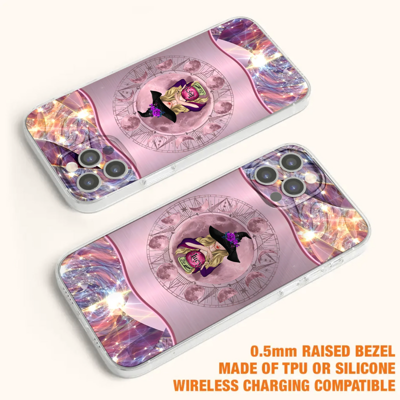Personalized Witch Phone Case - Halloween Gift Idea For Witch Lovers - Case For iPhone/Samsung