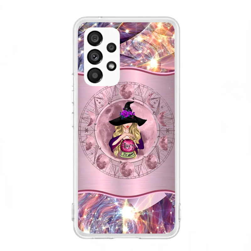 Personalized Witch Phone Case - Halloween Gift Idea For Witch Lovers - Case For iPhone/Samsung