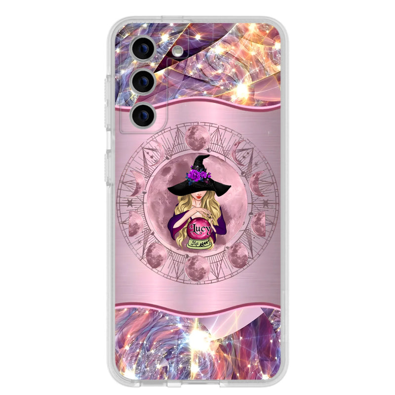 Personalized Witch Phone Case - Halloween Gift Idea For Witch Lovers - Case For iPhone/Samsung