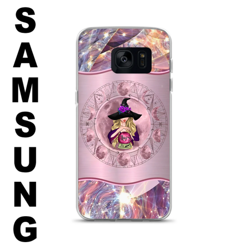 Personalized Witch Phone Case - Halloween Gift Idea For Witch Lovers - Case For iPhone/Samsung