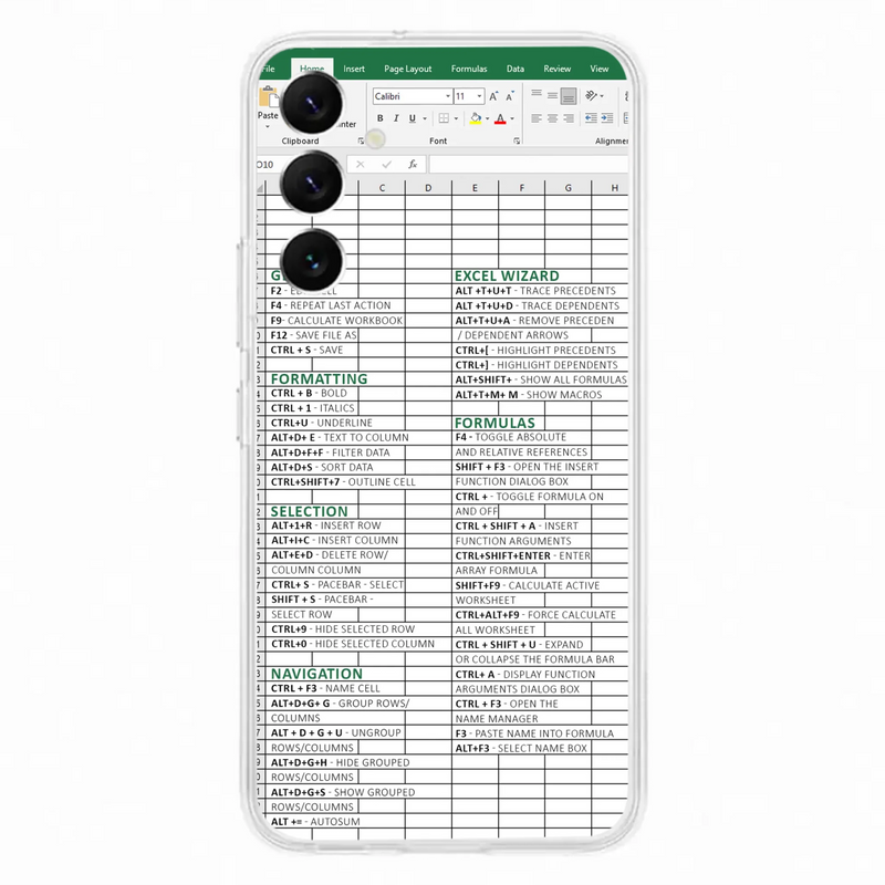 Personalized Excel Phone Case - Gift Idea For Excel Lovers - Cases For iPhone/Samsung