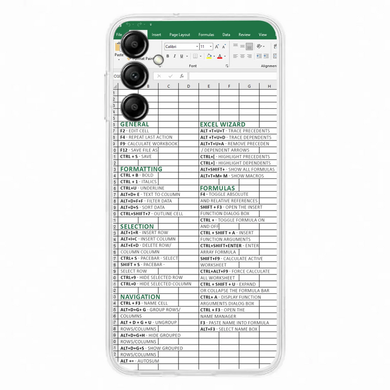 Personalized Excel Phone Case - Gift Idea For Excel Lovers - Cases For iPhone/Samsung
