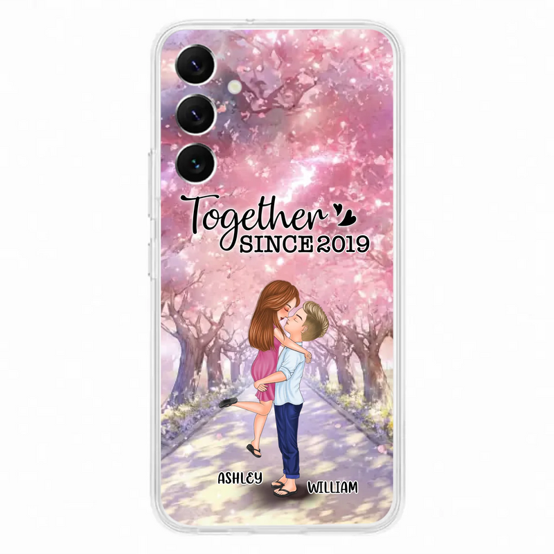 Personalized Couple Phone Case - Wedding/Anniversary Gift Idea for Couple - Together Since 2019 - Case For iPhone/Samsung