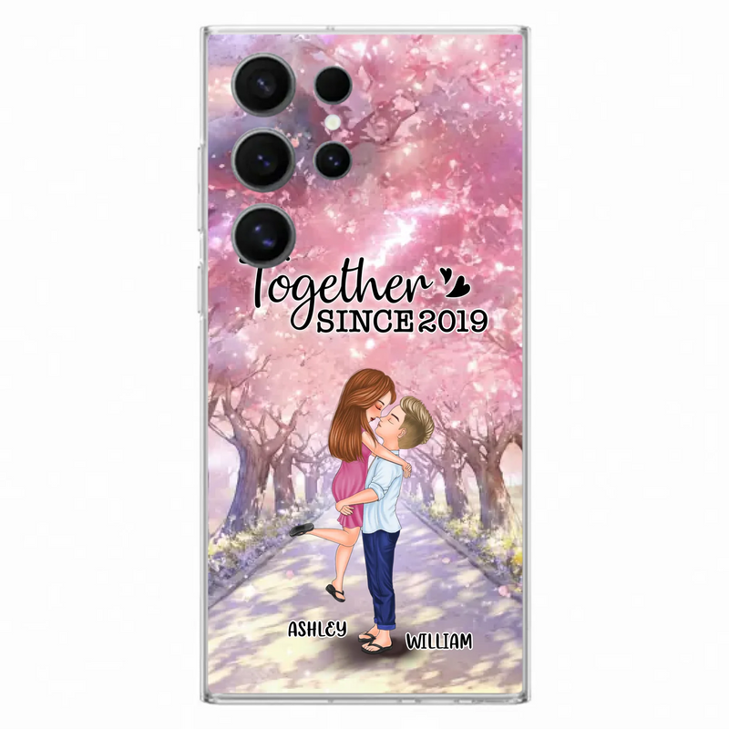 Personalized Couple Phone Case - Wedding/Anniversary Gift Idea for Couple - Together Since 2019 - Case For iPhone/Samsung