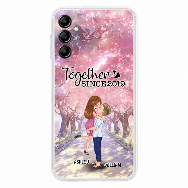 Personalized Couple Phone Case - Wedding/Anniversary Gift Idea for Couple - Together Since 2019 - Case For iPhone/Samsung