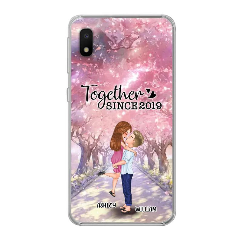 Personalized Couple Phone Case - Wedding/Anniversary Gift Idea for Couple - Together Since 2019 - Case For iPhone/Samsung