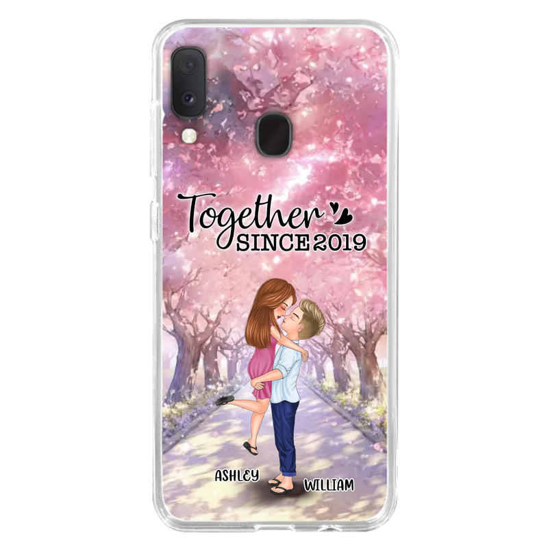 Personalized Couple Phone Case - Wedding/Anniversary Gift Idea for Couple - Together Since 2019 - Case For iPhone/Samsung