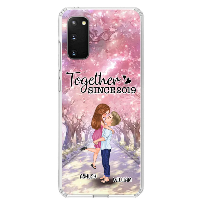 Personalized Couple Phone Case - Wedding/Anniversary Gift Idea for Couple - Together Since 2019 - Case For iPhone/Samsung