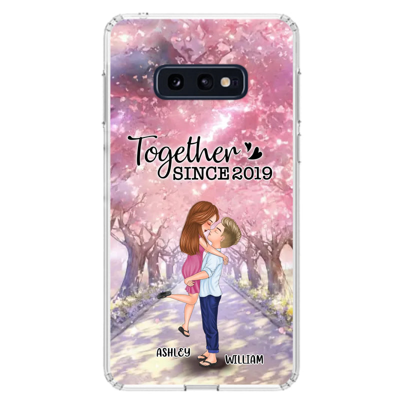 Personalized Couple Phone Case - Wedding/Anniversary Gift Idea for Couple - Together Since 2019 - Case For iPhone/Samsung