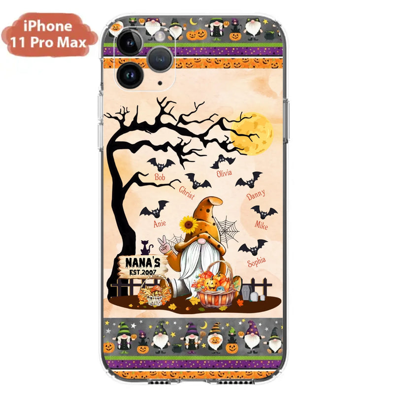Custom Personalized Boo Grandma Phone Case - Halloween Gift For Grandma - Upto 7 Kids - Case For iPhone/ Samsung