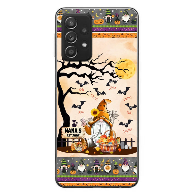 Custom Personalized Boo Grandma Phone Case - Halloween Gift For Grandma - Upto 7 Kids - Case For iPhone/ Samsung