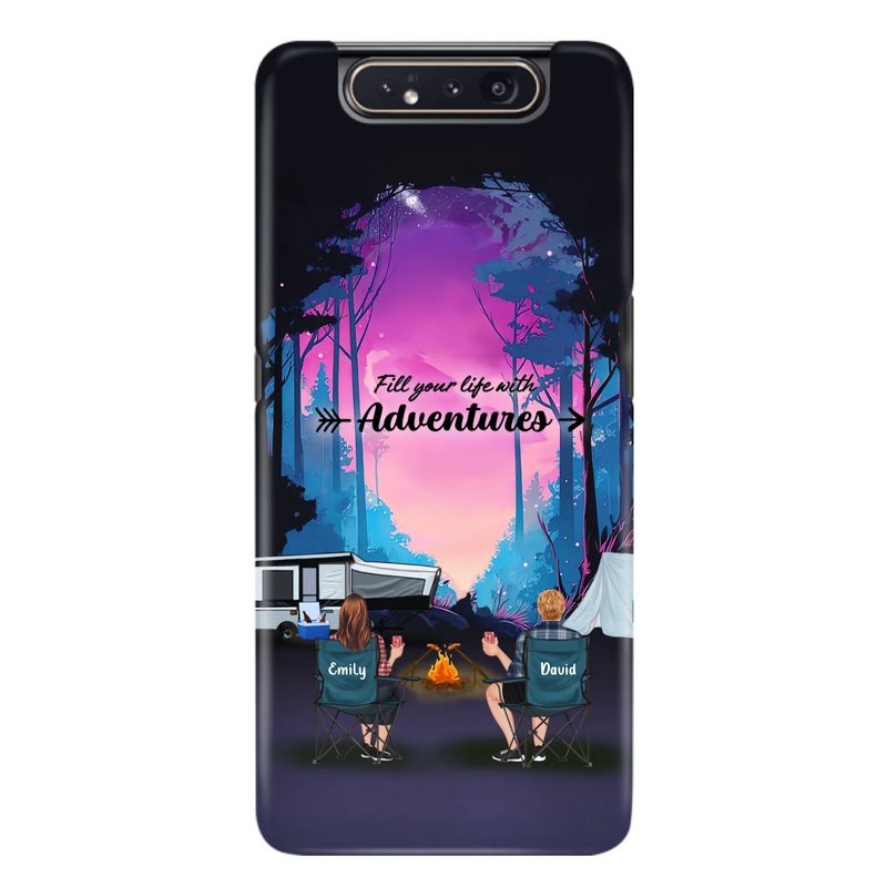 Personalized Camping Phone Case - Full Option - Best Gift For Camping Lovers - Fill Your Life With Adventures - Case For iPhone/Samsung