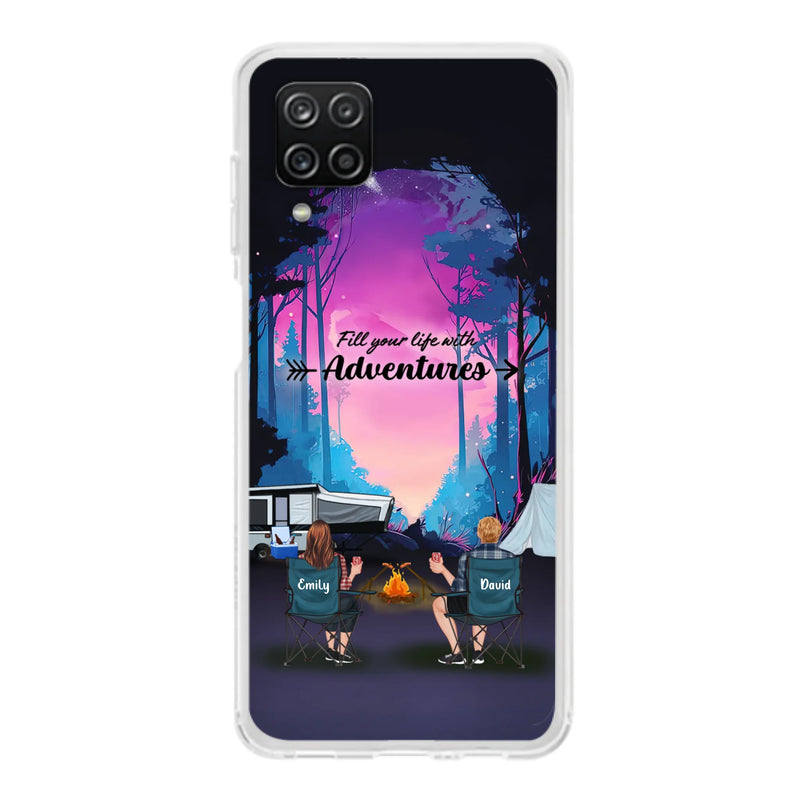 Personalized Camping Phone Case - Full Option - Best Gift For Camping Lovers - Fill Your Life With Adventures - Case For iPhone/Samsung