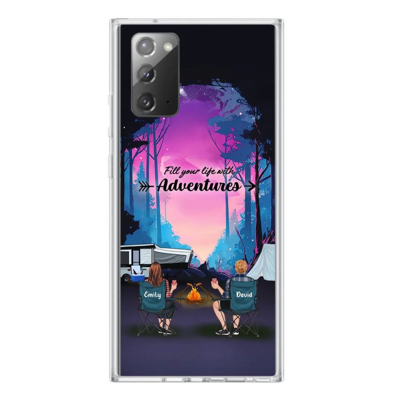 Personalized Camping Phone Case - Full Option - Best Gift For Camping Lovers - Fill Your Life With Adventures - Case For iPhone/Samsung