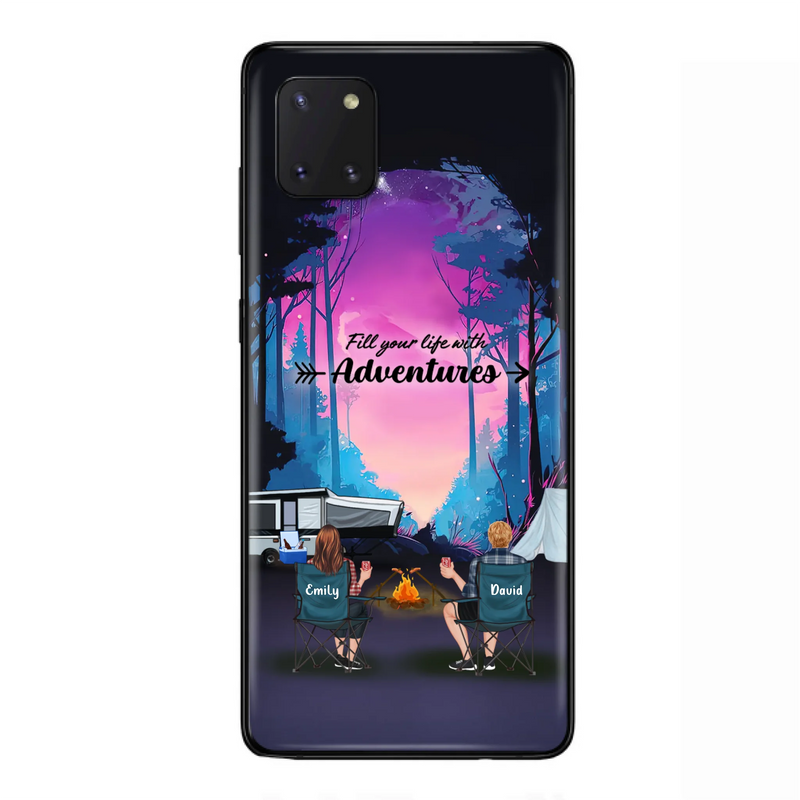 Personalized Camping Phone Case - Full Option - Best Gift For Camping Lovers - Fill Your Life With Adventures - Case For iPhone/Samsung