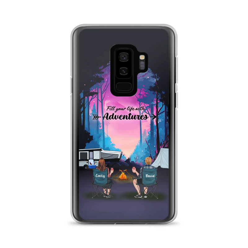 Personalized Camping Phone Case - Full Option - Best Gift For Camping Lovers - Fill Your Life With Adventures - Case For iPhone/Samsung