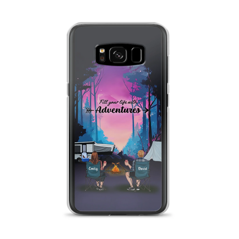 Personalized Camping Phone Case - Full Option - Best Gift For Camping Lovers - Fill Your Life With Adventures - Case For iPhone/Samsung