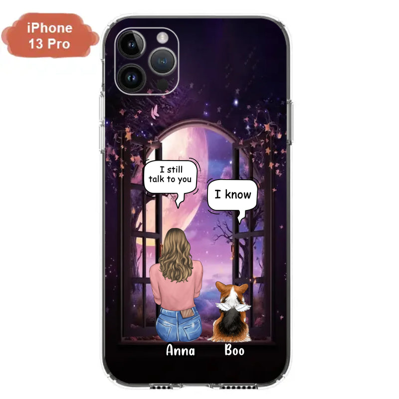 Custom Personalized Memorial Pet Phone Case - Upto 4 Dogs/Cats/Rabbits - Memorial Gift Idea for Dog/Cat/Rabbit Owners - Case For iPhone/Samsung