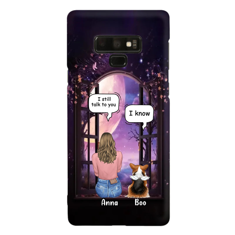 Custom Personalized Memorial Pet Phone Case - Upto 4 Dogs/Cats/Rabbits - Memorial Gift Idea for Dog/Cat/Rabbit Owners - Case For iPhone/Samsung