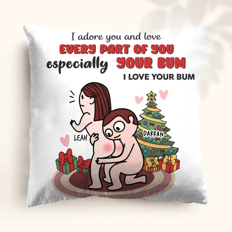 Personalized Couple Pillow Cover - Gift Idea For Couple/ Christmas/ Valentines