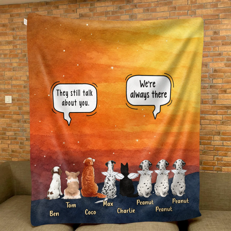 Personalized Memorial Pet Quilt/ Fleece Blanket - Gift Idea For Dog/ Cat Lover