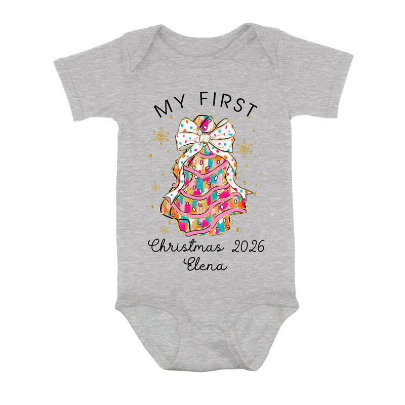 Personalized Christmas Baby Onesie - Gift Idea For Your Baby/Christmas - My First Christmas