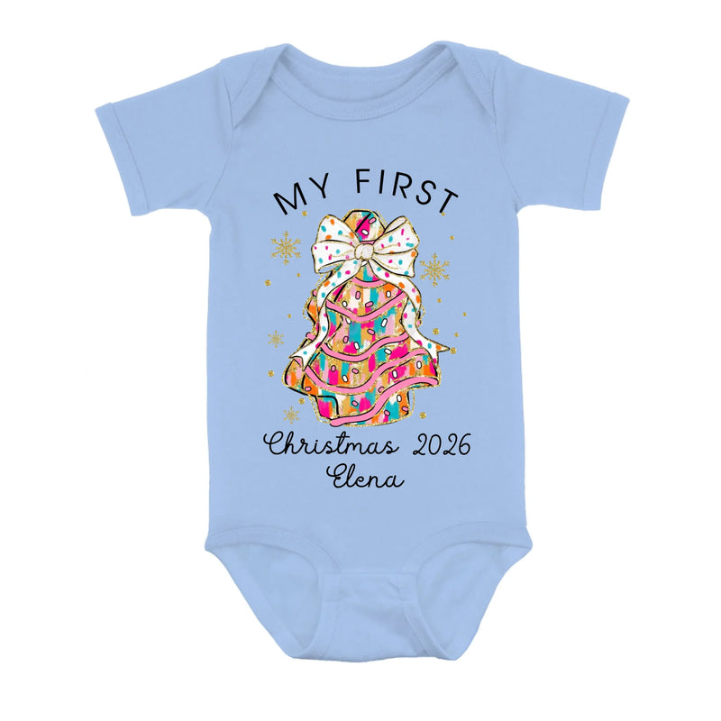 Personalized Christmas Baby Onesie - Gift Idea For Your Baby/Christmas - My First Christmas