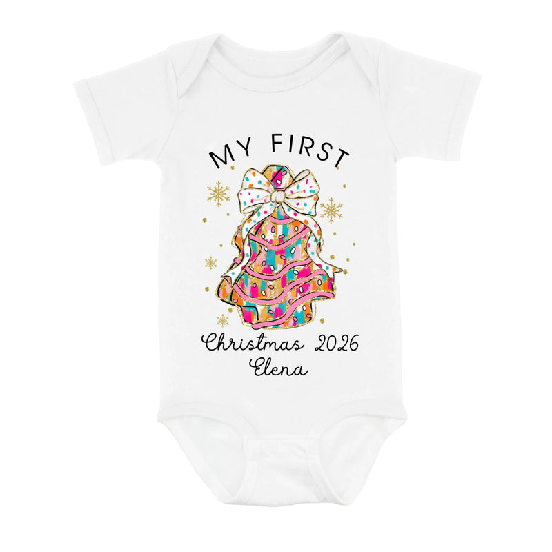 Personalized Christmas Baby Onesie - Gift Idea For Your Baby/Christmas - My First Christmas