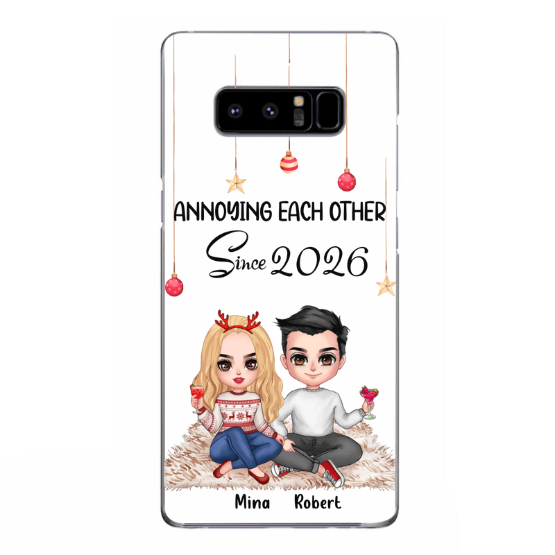 Custom Personalized Couple Phone Case - Christmas  Gift Idea For Couple - Annoying Each Other Since 2026 - Case for iPhone/Samsung