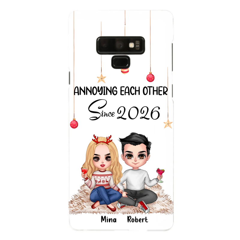 Custom Personalized Couple Phone Case - Christmas  Gift Idea For Couple - Annoying Each Other Since 2026 - Case for iPhone/Samsung