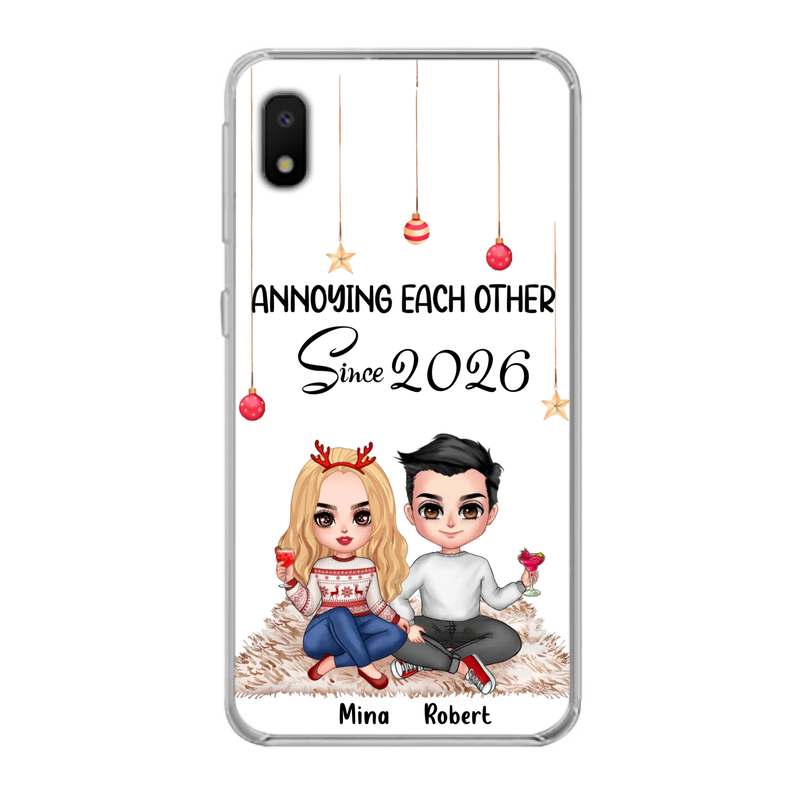 Custom Personalized Couple Phone Case - Christmas  Gift Idea For Couple - Annoying Each Other Since 2026 - Case for iPhone/Samsung