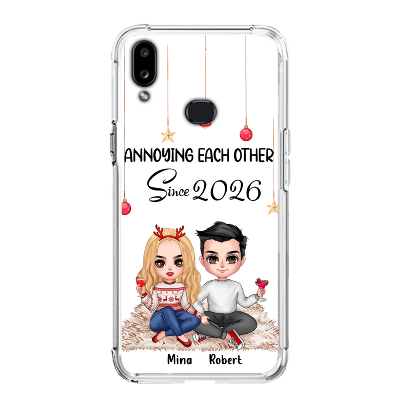 Custom Personalized Couple Phone Case - Christmas  Gift Idea For Couple - Annoying Each Other Since 2026 - Case for iPhone/Samsung