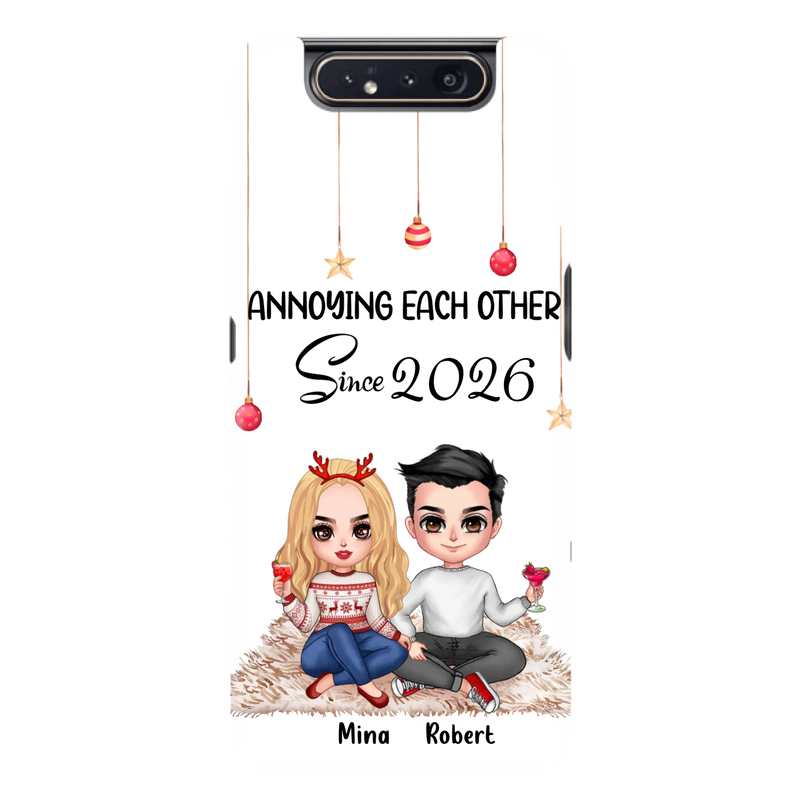 Custom Personalized Couple Phone Case - Christmas  Gift Idea For Couple - Annoying Each Other Since 2026 - Case for iPhone/Samsung