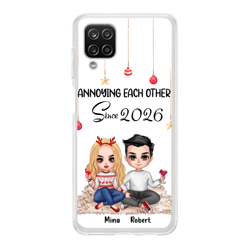 Custom Personalized Couple Phone Case - Christmas  Gift Idea For Couple - Annoying Each Other Since 2026 - Case for iPhone/Samsung