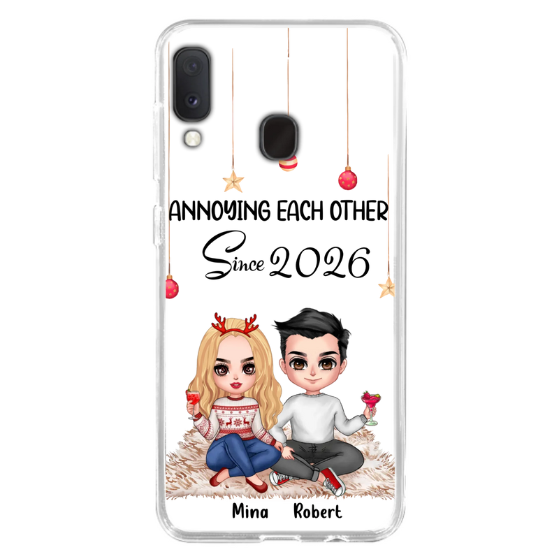 Custom Personalized Couple Phone Case - Christmas  Gift Idea For Couple - Annoying Each Other Since 2026 - Case for iPhone/Samsung