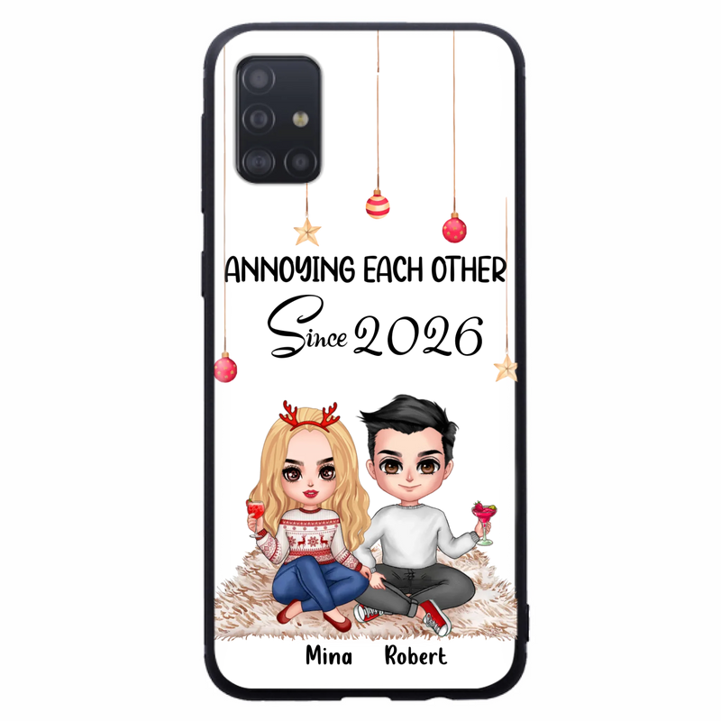 Custom Personalized Couple Phone Case - Christmas  Gift Idea For Couple - Annoying Each Other Since 2026 - Case for iPhone/Samsung
