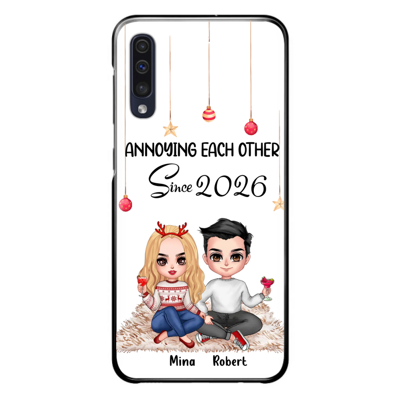 Custom Personalized Couple Phone Case - Christmas  Gift Idea For Couple - Annoying Each Other Since 2026 - Case for iPhone/Samsung