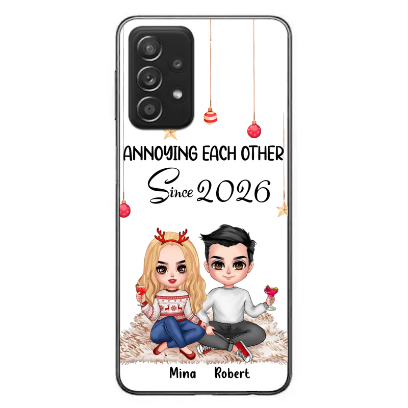 Custom Personalized Couple Phone Case - Christmas  Gift Idea For Couple - Annoying Each Other Since 2026 - Case for iPhone/Samsung