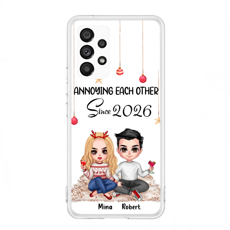 Custom Personalized Couple Phone Case - Christmas  Gift Idea For Couple - Annoying Each Other Since 2026 - Case for iPhone/Samsung