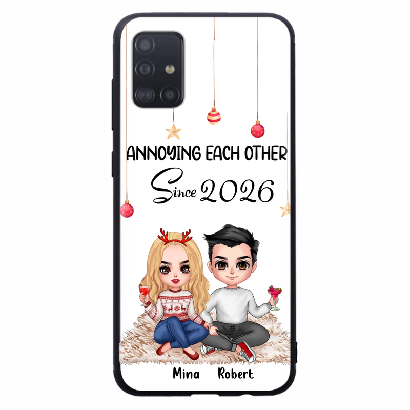 Custom Personalized Couple Phone Case - Christmas  Gift Idea For Couple - Annoying Each Other Since 2026 - Case for iPhone/Samsung