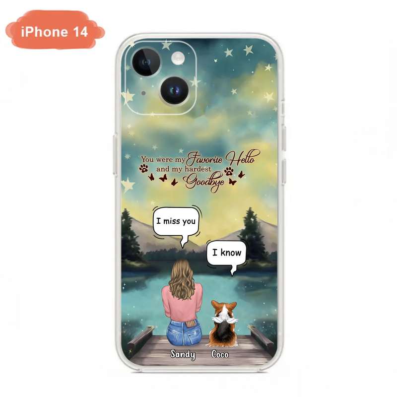 Custom Personalized Memorial Pet Phone Case - Memorial Gift Idea For Pet Lover - Up to 4 Pets - Gift Idea For Dog/Cat Lover - Your Wings Were Ready But Our Hearts Were Not - Case For iPhone And Samsung