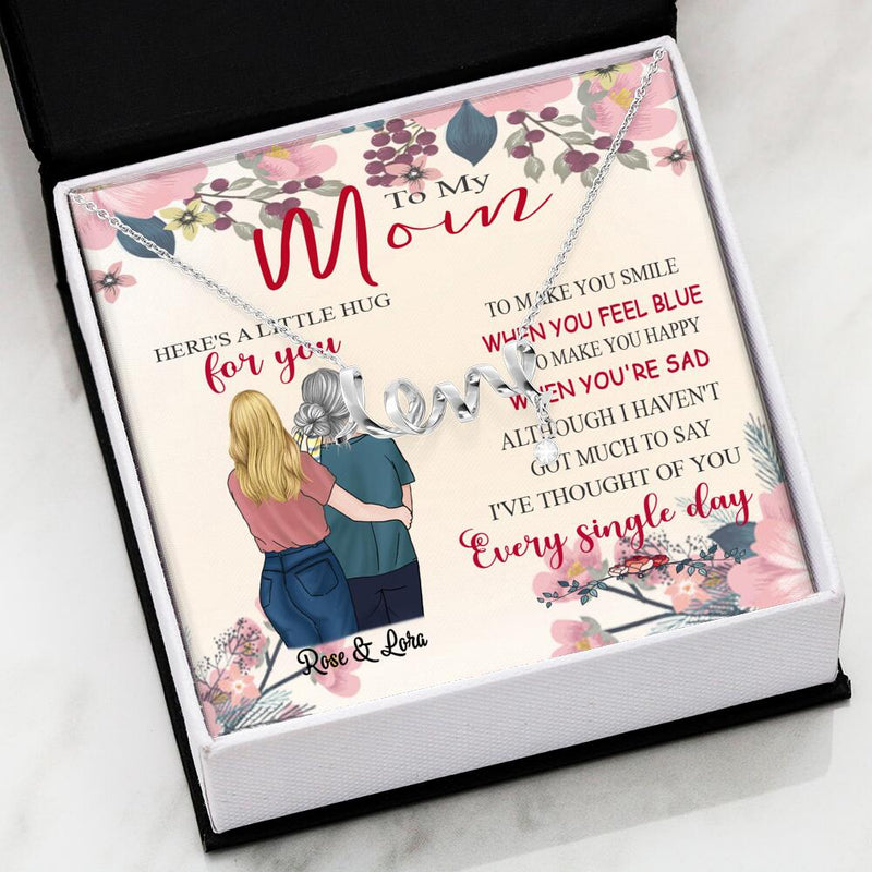 Personalized Necklace - Best Gift For Mother's Day from Daughter - IWJMRF