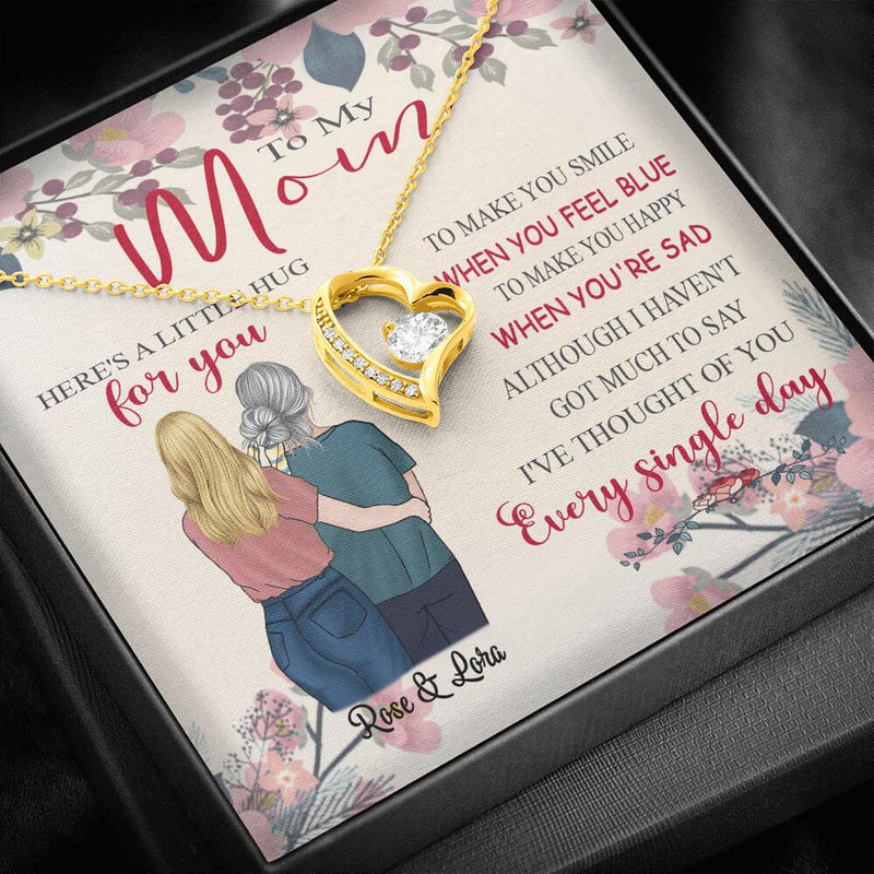 Personalized Necklace - Best Gift For Mother's Day from Daughter - IWJMRF