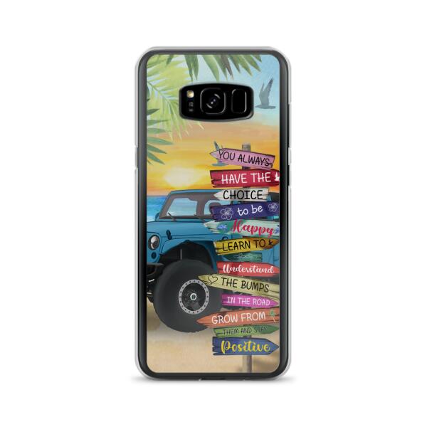 Custom Personalized Offroad SUVs Phone Case - Case For iPhone, Samsung and Xiaomi - You Always Have The Choice To Be Happy