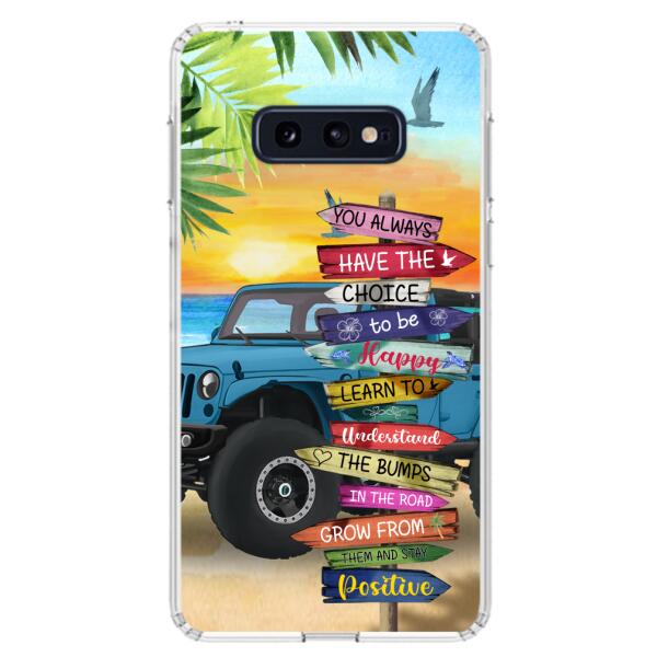 Custom Personalized Offroad SUVs Phone Case - Case For iPhone, Samsung and Xiaomi - You Always Have The Choice To Be Happy