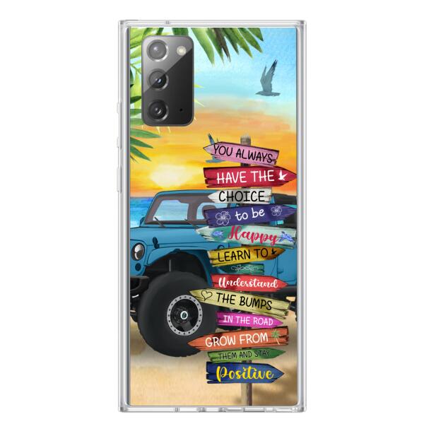 Custom Personalized Offroad SUVs Phone Case - Case For iPhone, Samsung and Xiaomi - You Always Have The Choice To Be Happy