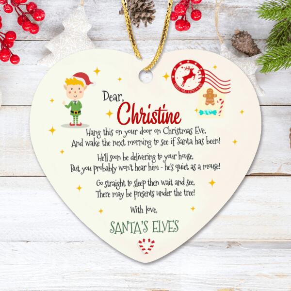 Custom Personalized Christmas Ornament - Christmas Gift For Kid