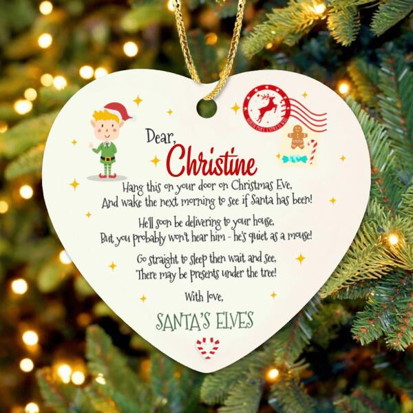 Custom Personalized Christmas Ornament - Christmas Gift For Kid