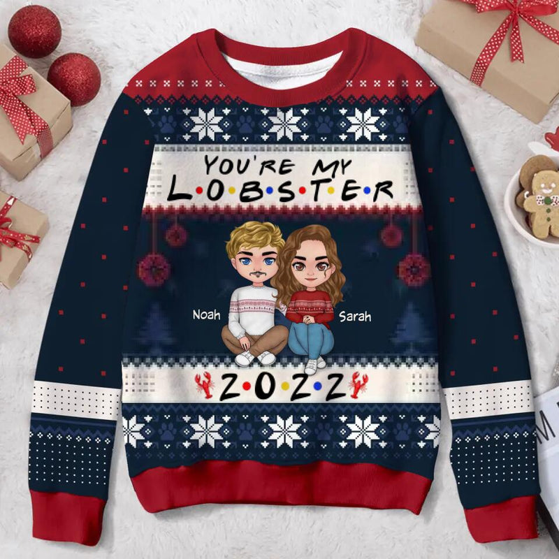 Personalized Couple Sweater - Gift Idea For Christmas/Couple - You're My Lobster