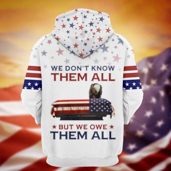 Custom Personalized Veteran Day Zip Hoodie - Veteran's Day Gifts